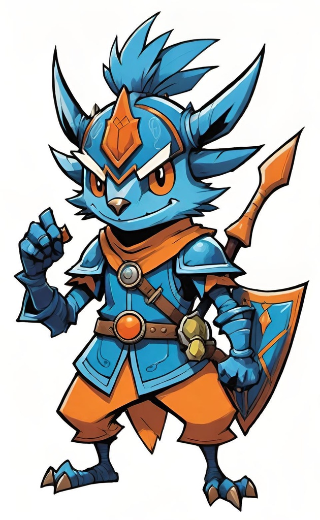 Blue Warrior Fox
