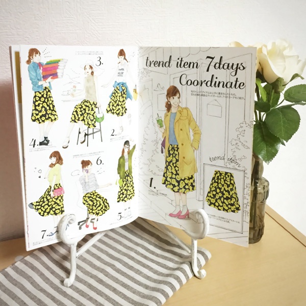 ファッション誌風イラスト集『paaai』5月号