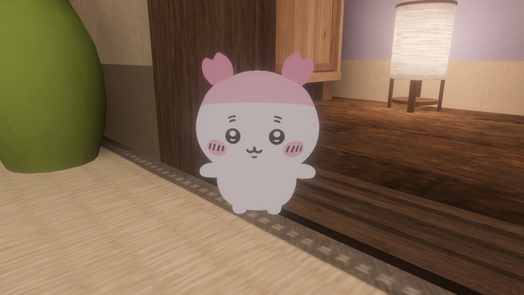 ちいかわ うさぎ ペット 3Dモデル VRChat対応