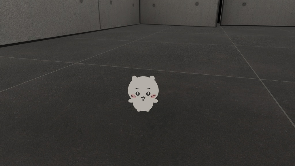 ちいかわ うさぎ ペット 3Dモデル VRChat対応