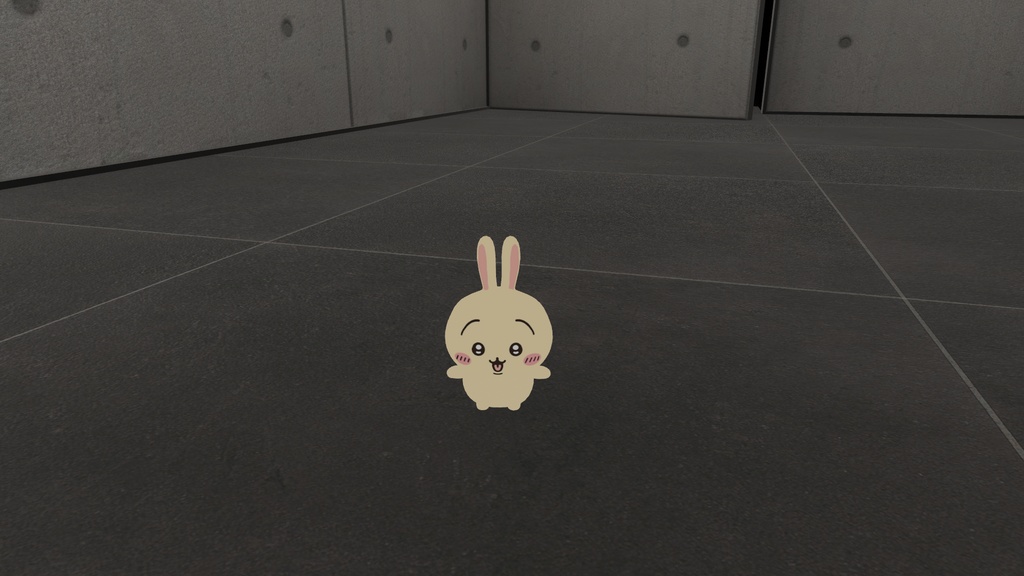 ちいかわ うさぎ ペット 3Dモデル VRChat対応