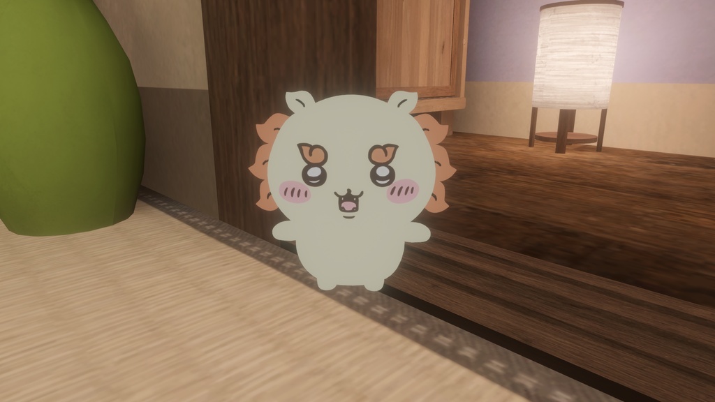 ちいかわ うさぎ ペット 3Dモデル VRChat対応