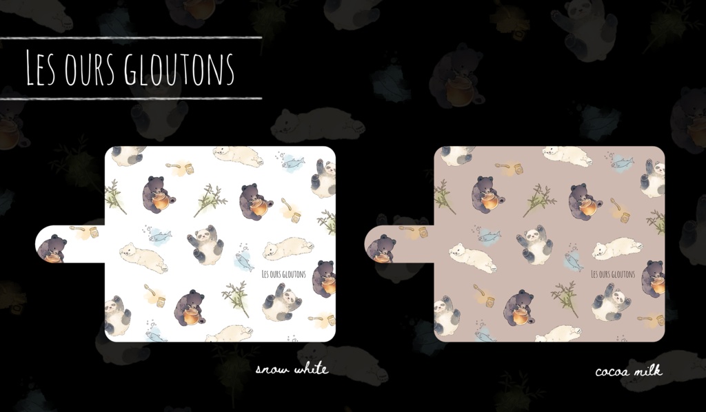 Les Ours Gloutons // multi-case
