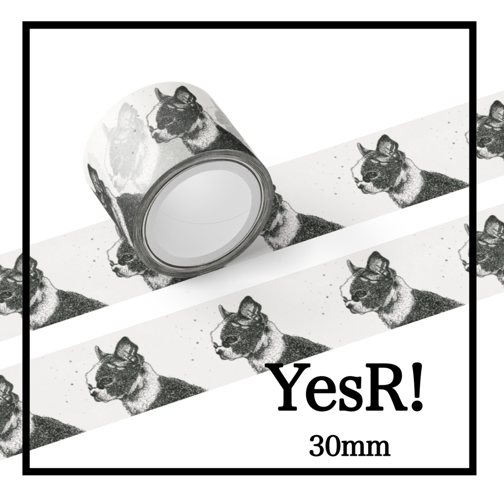 マスキングテープ フレンチブルドッグ