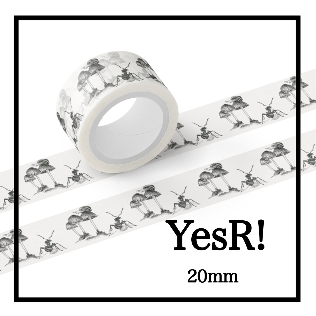 マスキングテープ アリとカタツムリ