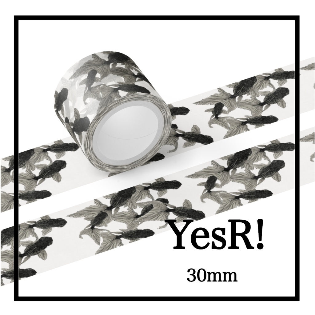 マスキングテープ 金魚群れ