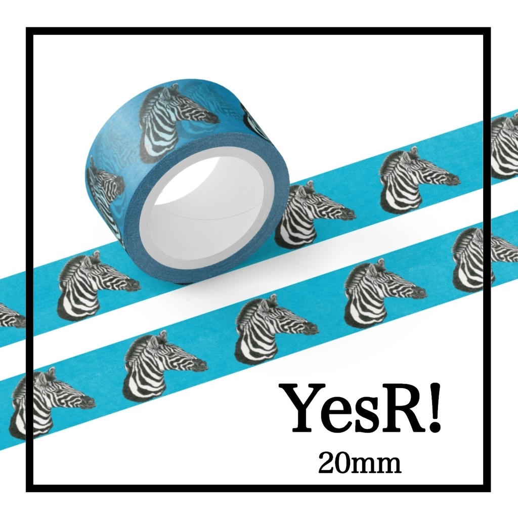 マスキングテープ シマウマ sky