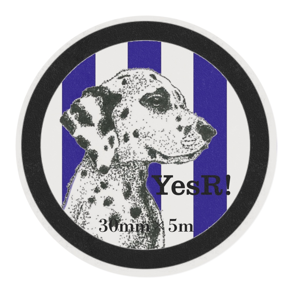 マスキングテープ ダルメシアン Sw×b