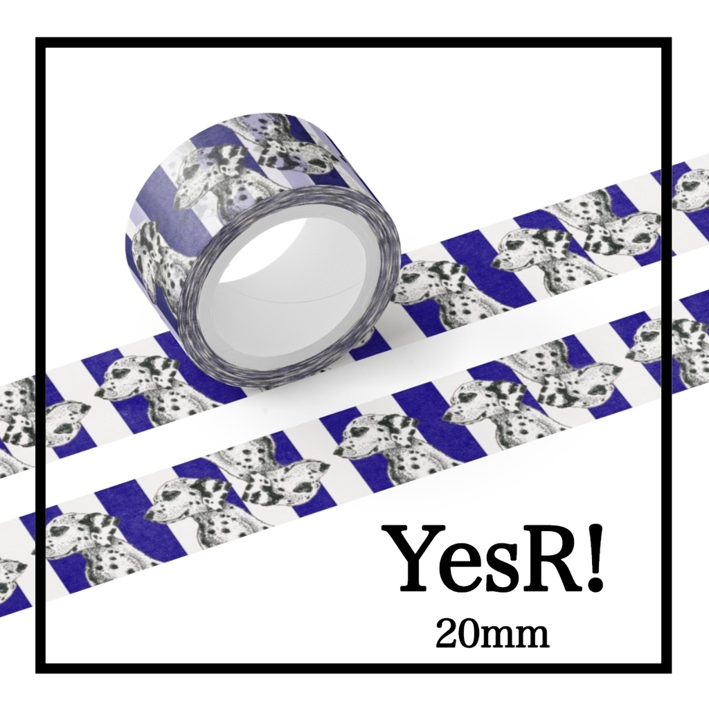 マスキングテープ ダルメシアン Sw×b