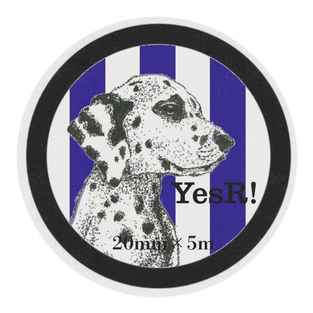 マスキングテープ ダルメシアン Sw×b