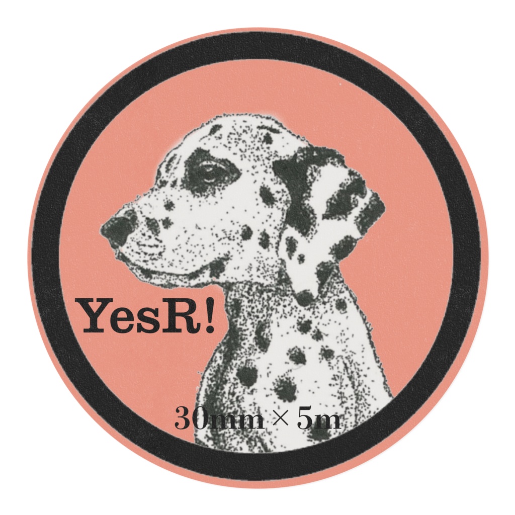 マスキングテープ ダルメシアン p