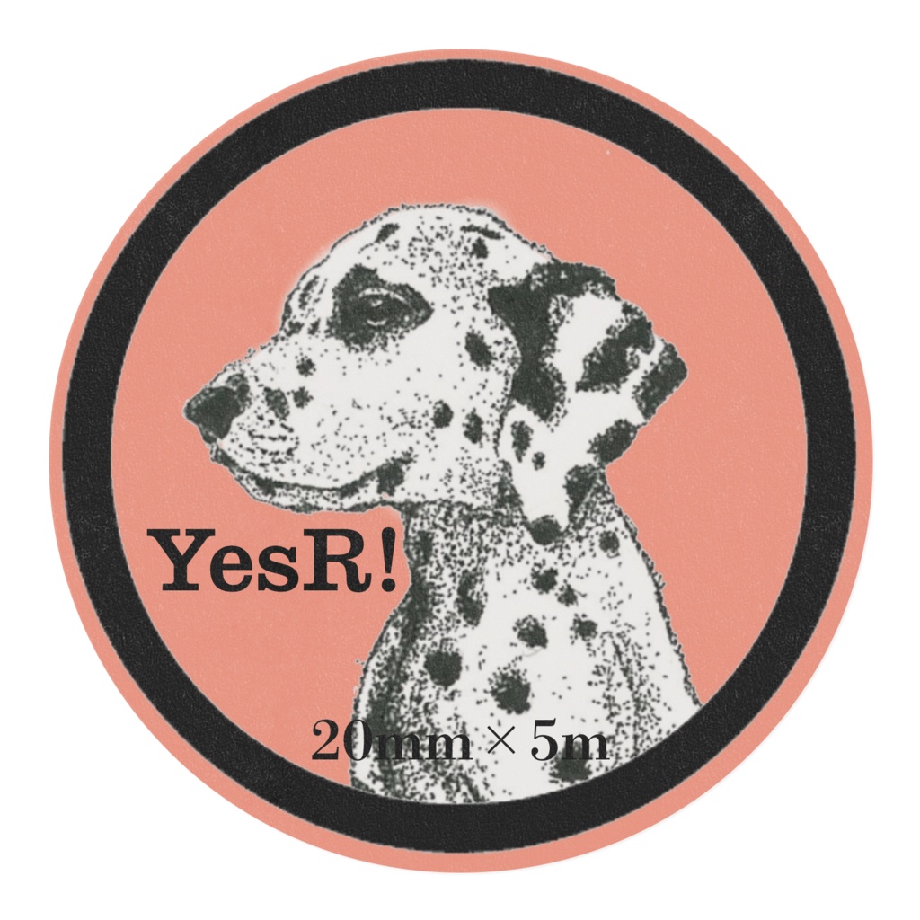 マスキングテープ ダルメシアン p