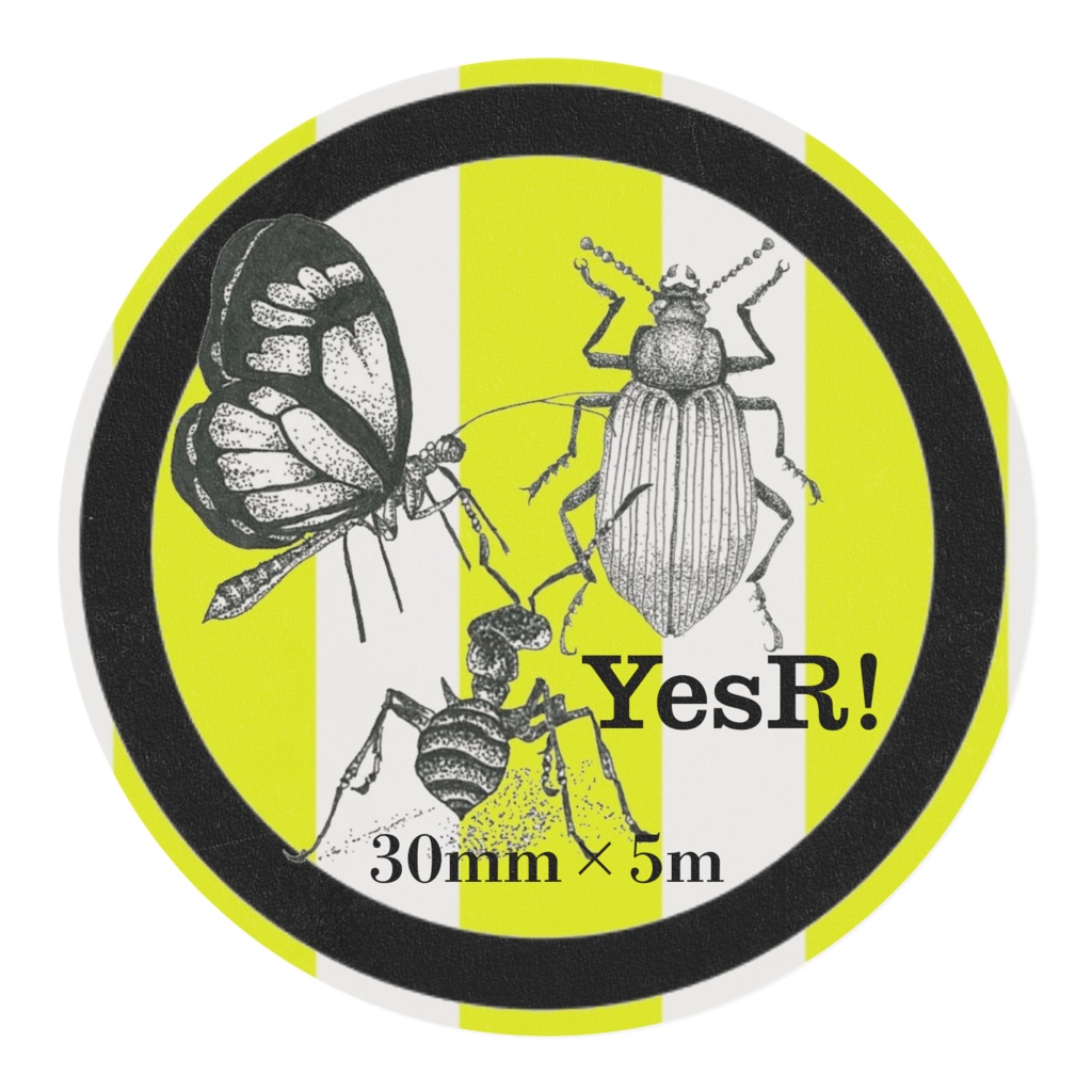 マスキングテープ 虫達 Sy×w