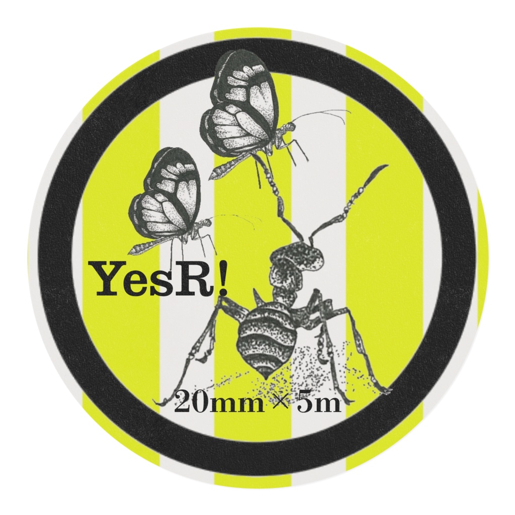 マスキングテープ 虫達 Sy×w