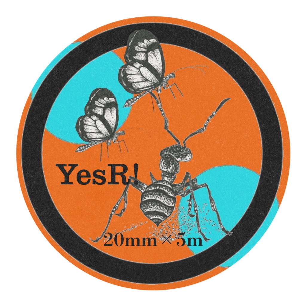 マスキングテープ 虫達 Dy×w