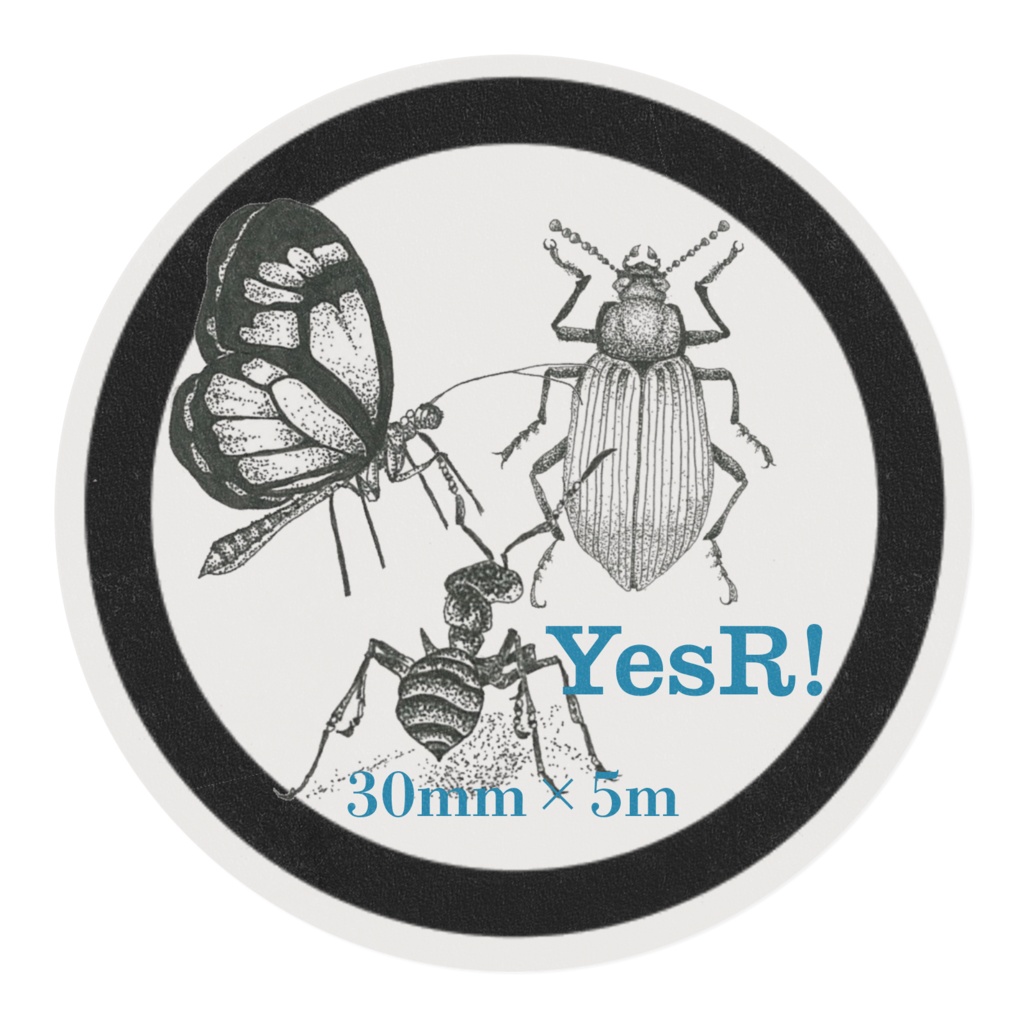 マスキングテープ 虫達