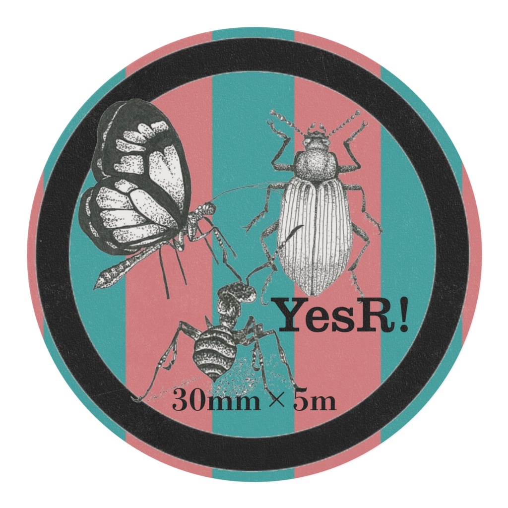 マスキングテープ 虫達 Sp×g