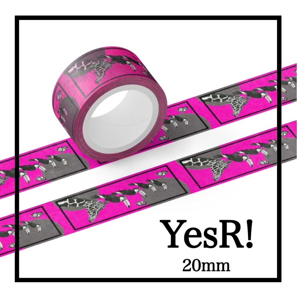 マスキングテープ キリンと鳥