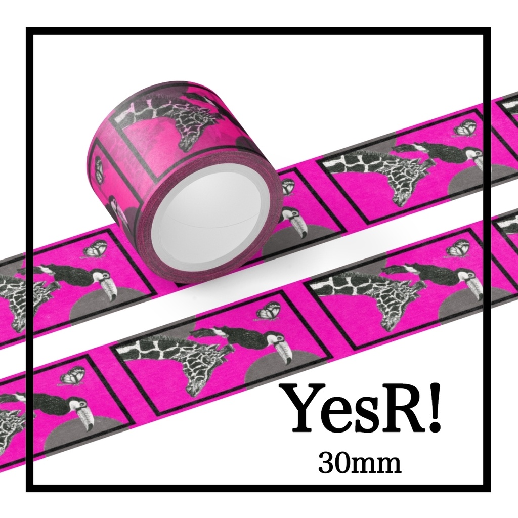 マスキングテープ キリンと鳥