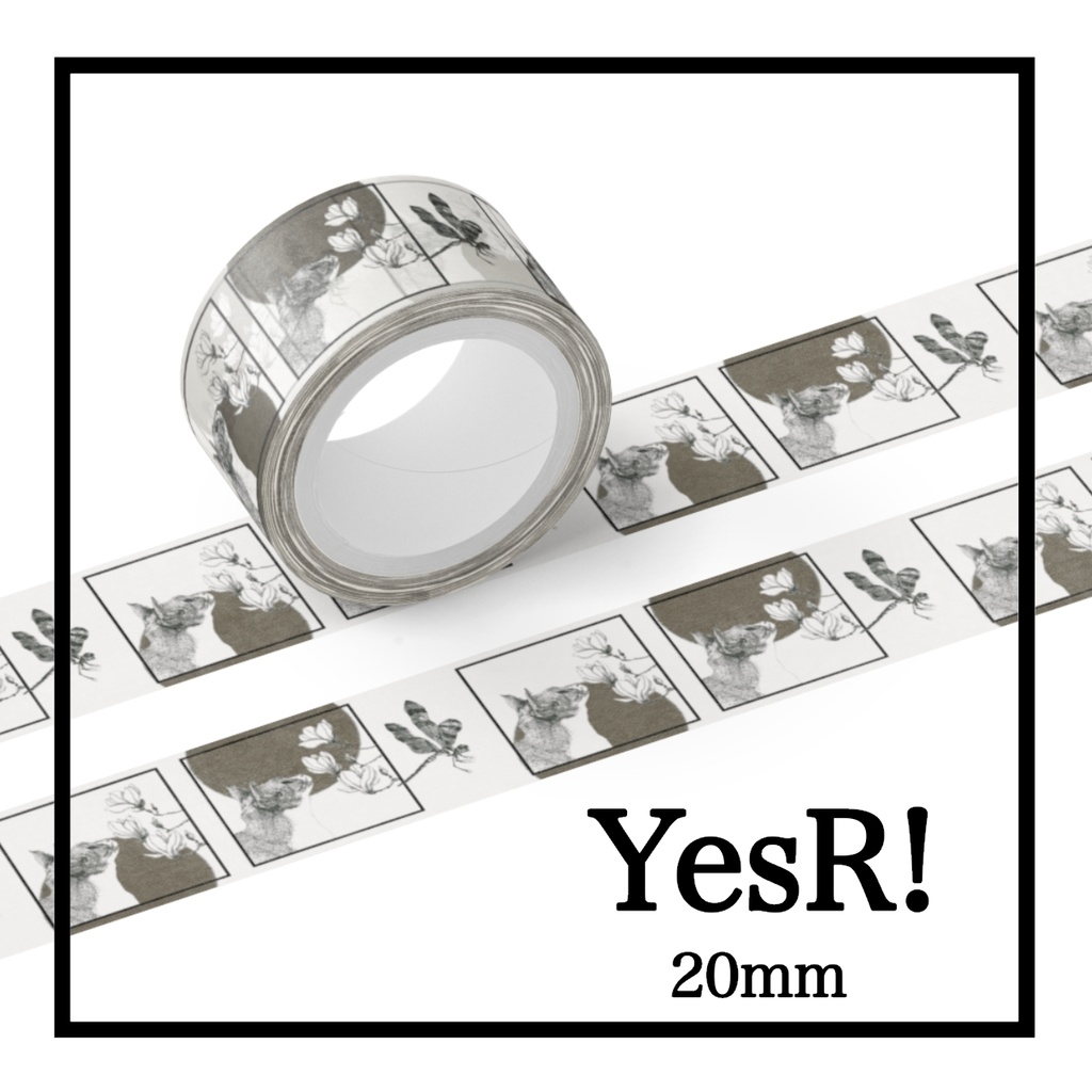 マスキングテープ ネコとトンボ Dw×k