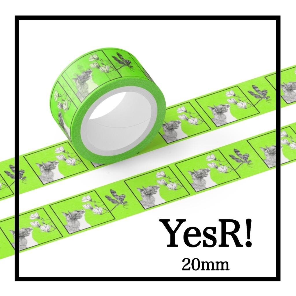 マスキングテープ ネコとトンボ yg