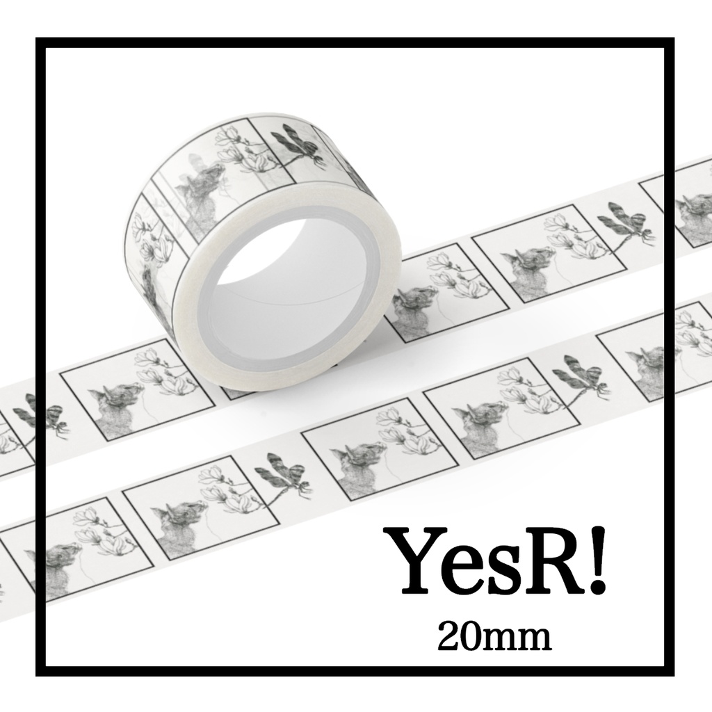 マスキングテープ ネコとトンボ