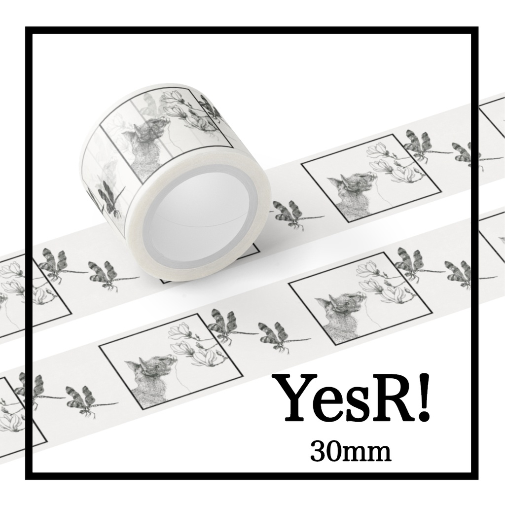 マスキングテープ ネコとトンボ