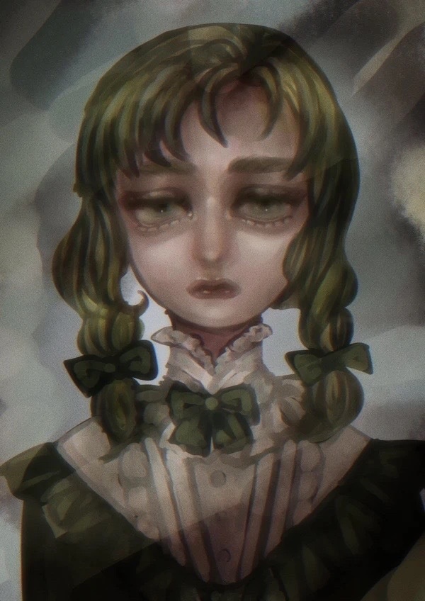 女の子 創作 ポストカード