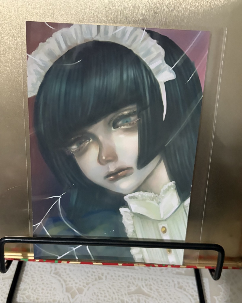 ポストカード　ハロウィン姫カット