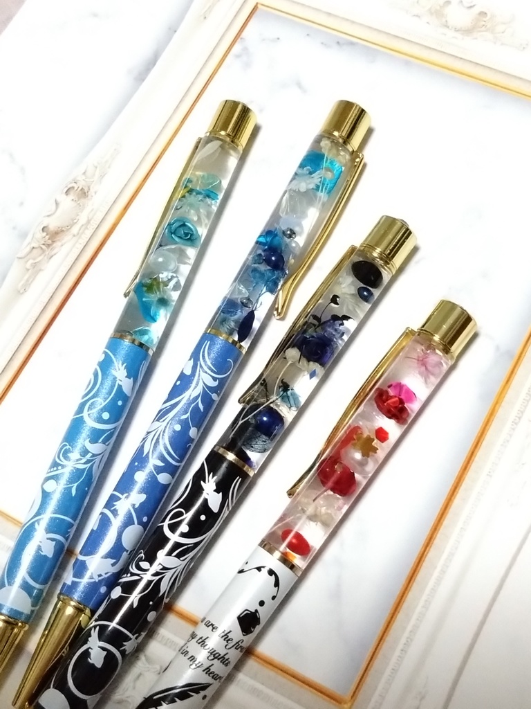《古書店街の橋姫/B品》キャライメージカラー ハーバリウムボールペン