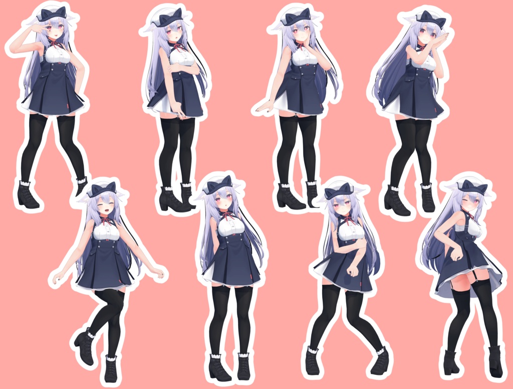 サムネに使える!ポーズアニメーション8種+3種