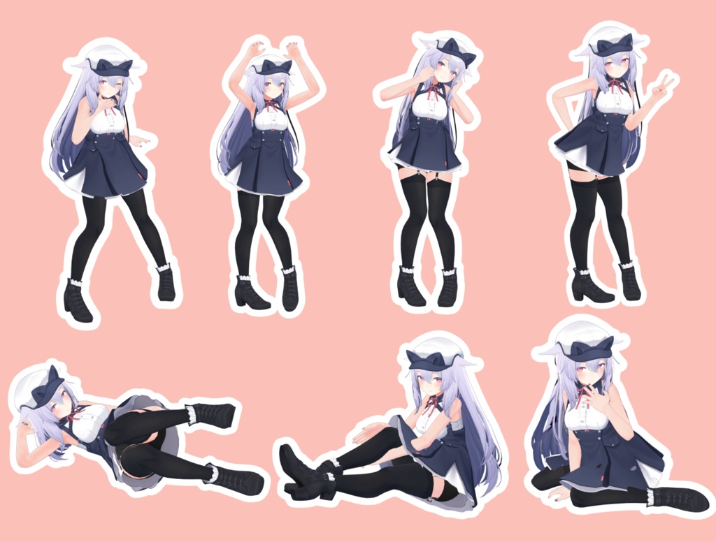 撮影に使える!ポーズアニメーション 22種+おまけ10種