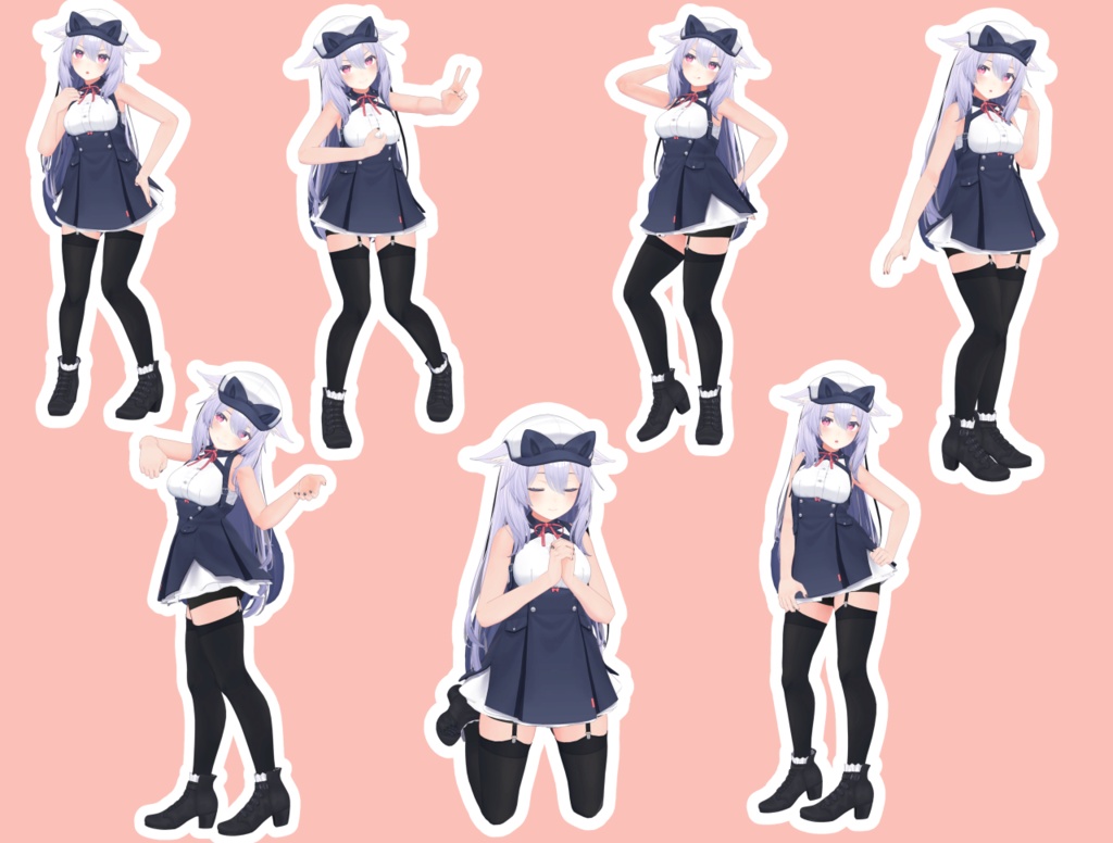 撮影に使える!ポーズアニメーション 22種+おまけ10種