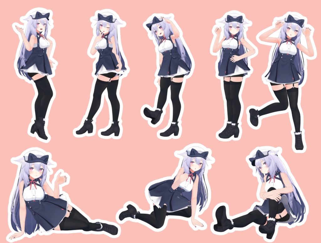 撮影に使える!ポーズアニメーション 22種+おまけ10種