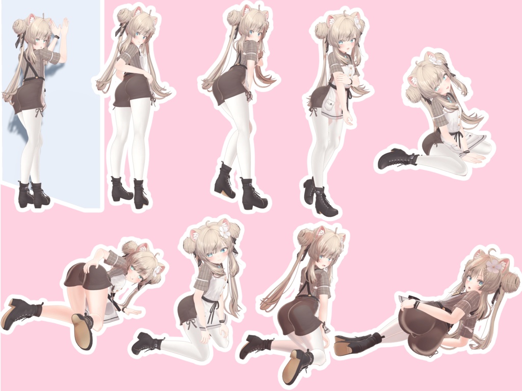 もっと尻を魅せる!ポーズアニメーション38種