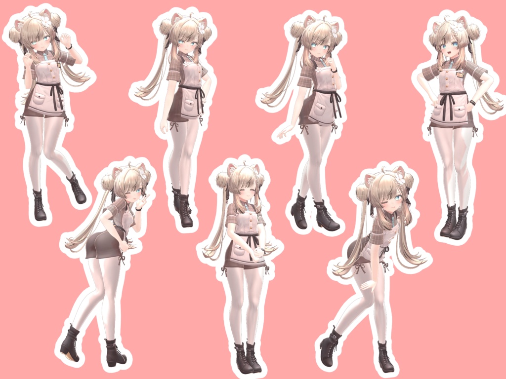 写真向け!決めポーズアニメーション35種