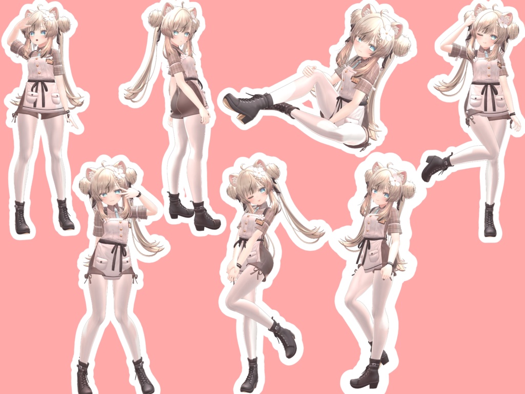 写真向け!決めポーズアニメーション35種