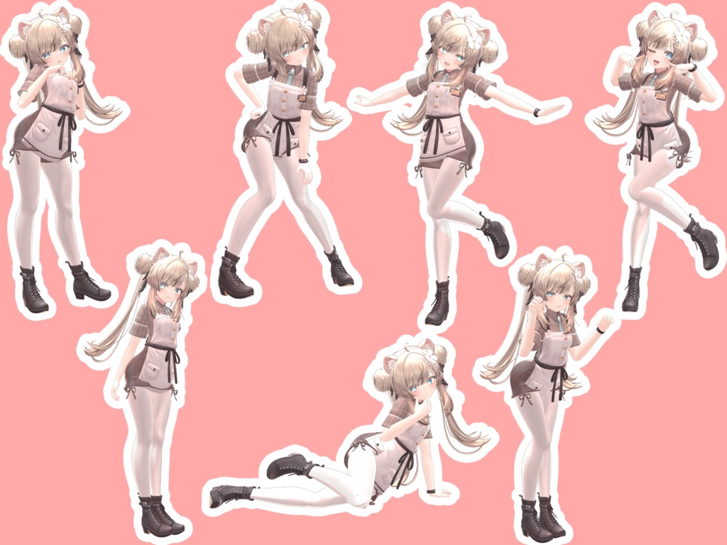 写真向け!決めポーズアニメーション35種