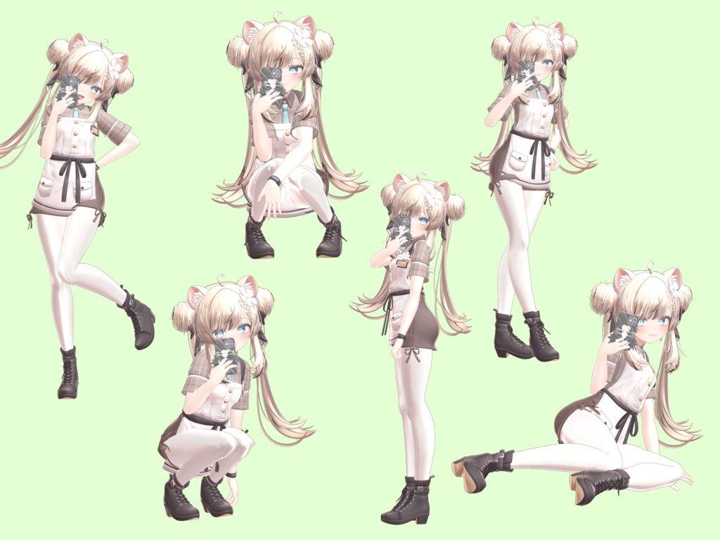 セルフィーに使える!ポーズアニメーション40種