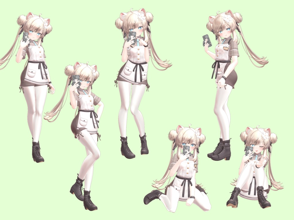 セルフィーに使える!ポーズアニメーション40種