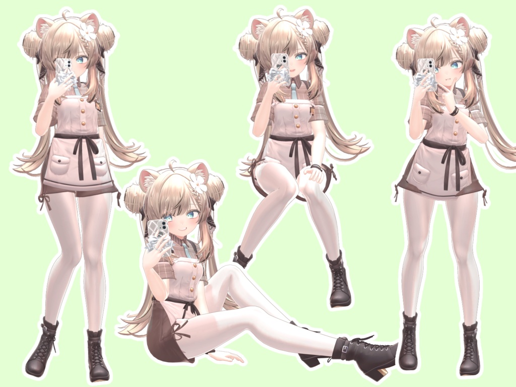 セルフィーに使える!ポーズアニメーション40種