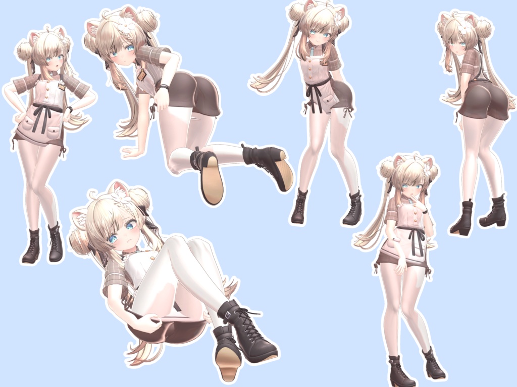 幅広く使える!ポーズアニメーション46種