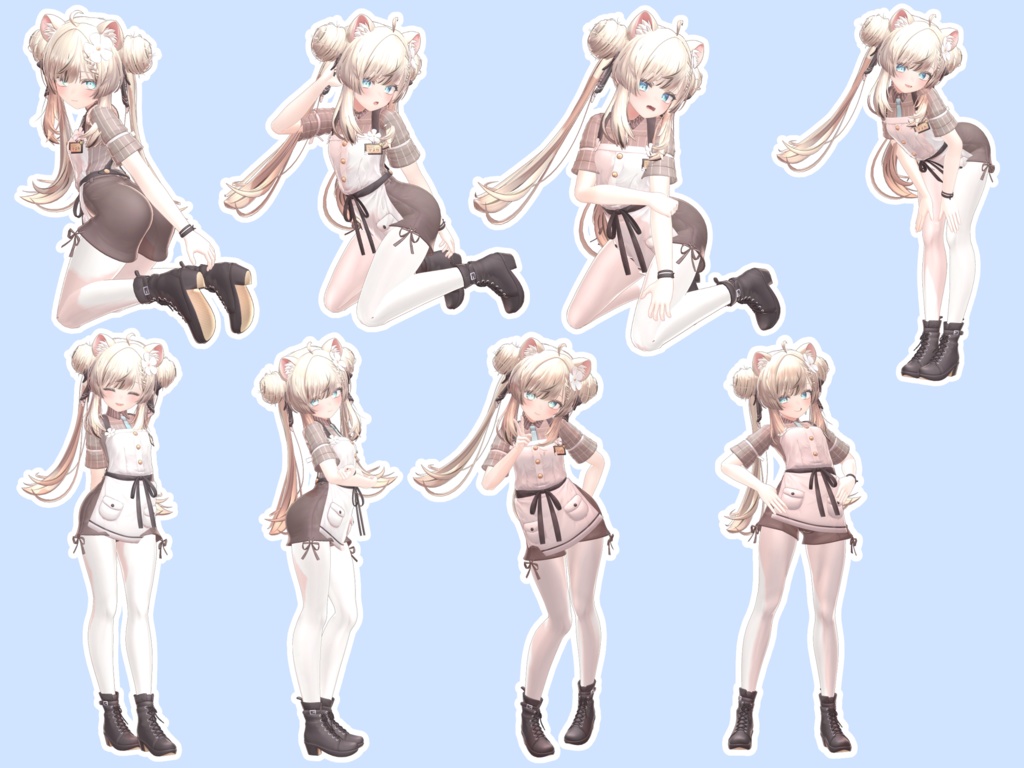 幅広く使える!ポーズアニメーション46種