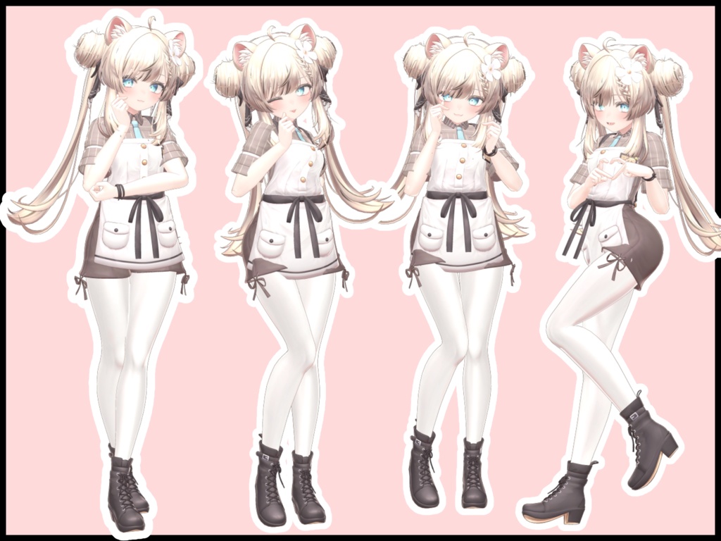 自撮り用ポーズアニメーション51種 ~LOVE&PEACE~