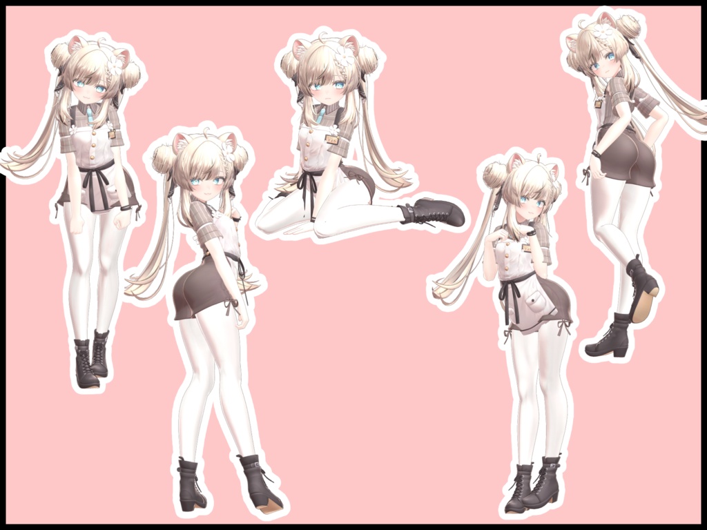 自撮り用ポーズアニメーション46種 ~ラーメン~