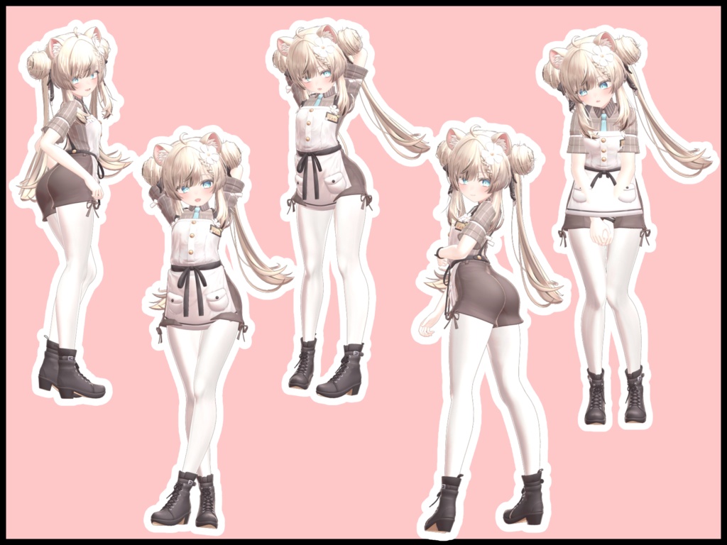 自撮り用ポーズアニメーション46種 ~ラーメン~