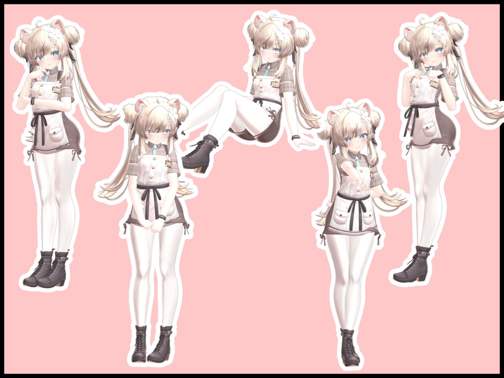 自撮り用ポーズアニメーション46種 ~ラーメン~