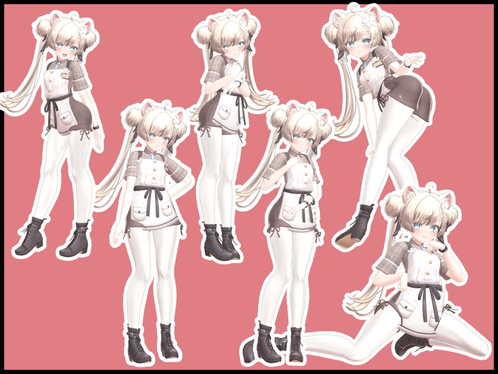 自撮り用ポーズアニメーション46種 ~お寿司~