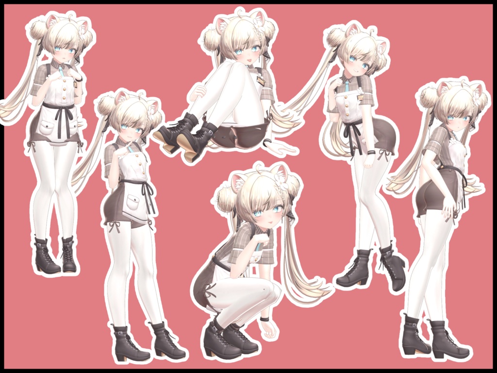 自撮り用ポーズアニメーション46種 ~お寿司~