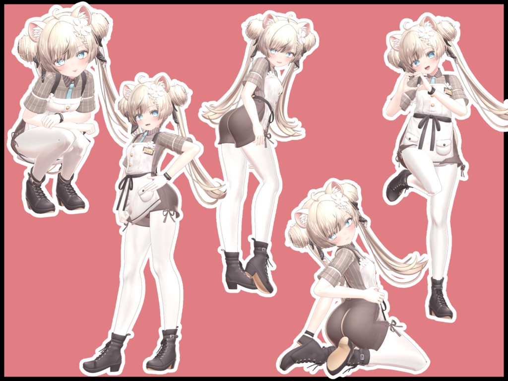 自撮り用ポーズアニメーション46種 ~お寿司~